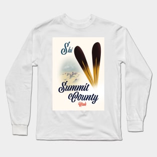 Ski Summit County, Utah Long Sleeve T-Shirt